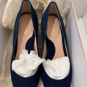 Taryn Rose Rochelle women’s suede pump with block heel